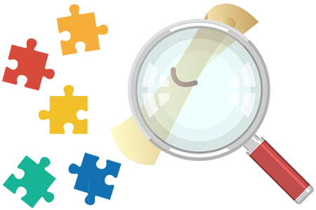 パズル・クイズ・ゲームなど個人に合わせた独自教材